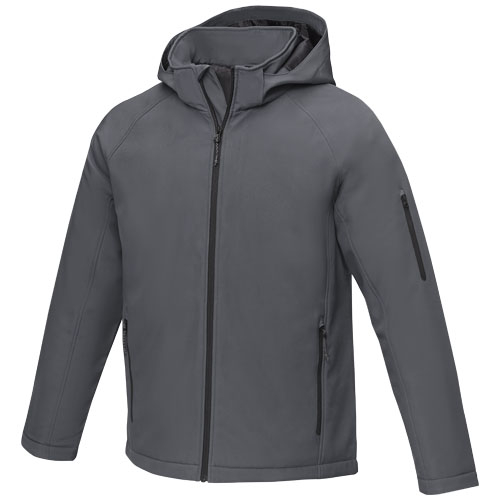 Veste softshell matelassée personnalisable Homme Notus Gris storm